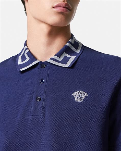 versace polo con chiave greca|Men's Versace Polo Shirts .